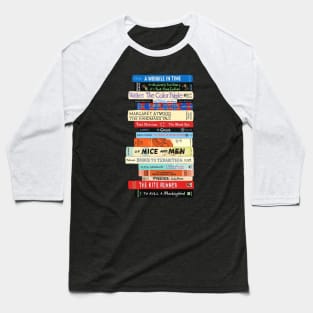 Banned Books Stack Baseball T-Shirt